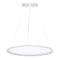 Westgate SRPL 22" LED Suspended Up/Down Clear Round Panel Light, CCT