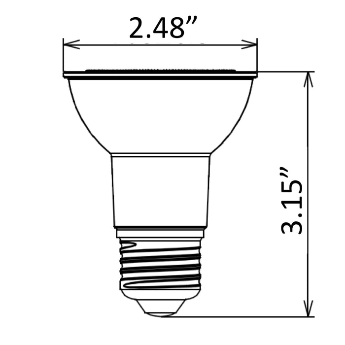Westgate TC-PAR20 5W LED PAR20 Smart APP Compatible RGBW