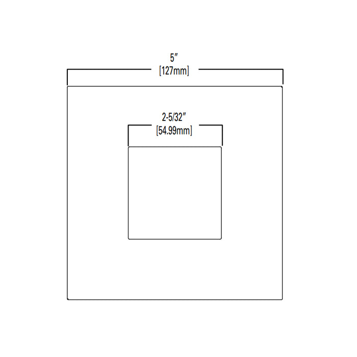 Halo TL44S 2" Square Lens Pinhole