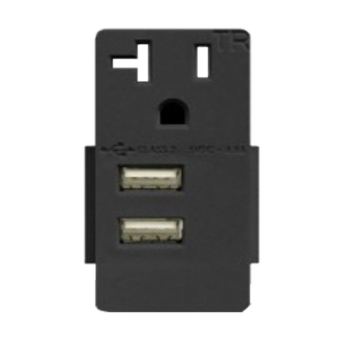 Enerlites USB20L Interchangeable Replacement USB Outlet Module, 10-Pack