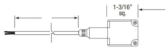 GM Lighting 8' Power Connector - Hardwire