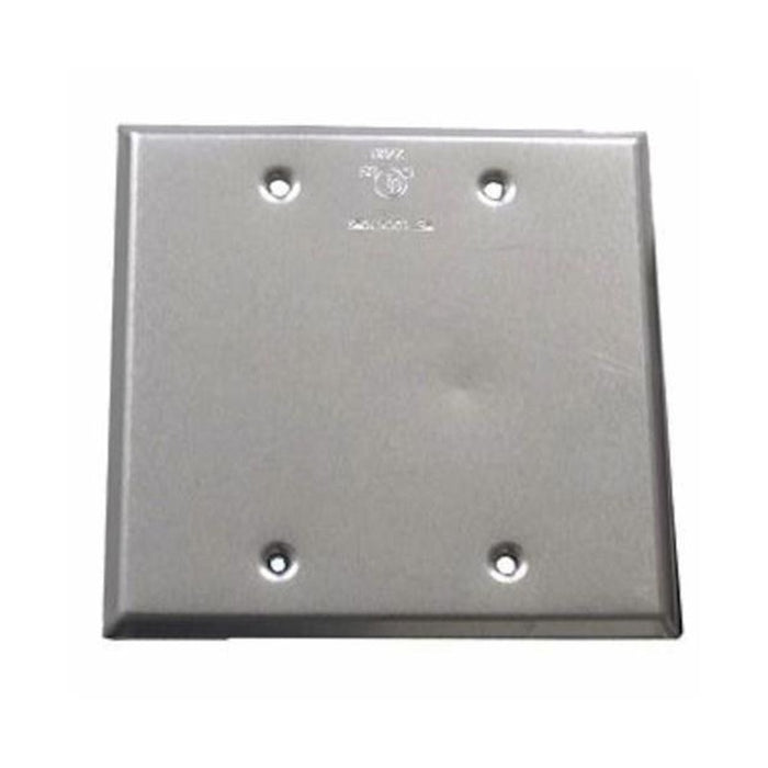 Westgate W2BC-G Two-Gang Heavy Duty Galvanized Blank Cover