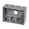 Westgate W3DB75-7 Three-Gang Deep Box, 3/4" Trade Size, 7 Outlet Holes
