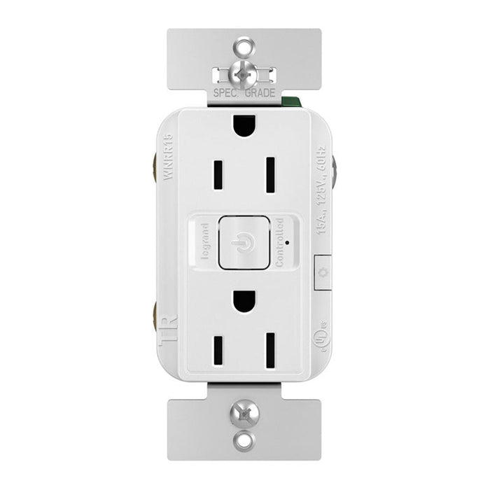Legrand WWRR15 Smart 15A Outlet with Netatmo