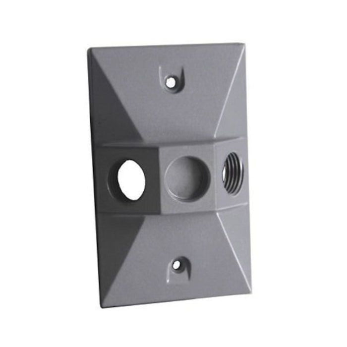 Westgate WRE-2 One Gang Rectangular Cover, 1/2" Trade Size, 2 Outlet Holes