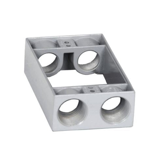 Westgate WXB75-4 One Gang Extension Box, 3/4" Trade Size, 4 Outlet Holes