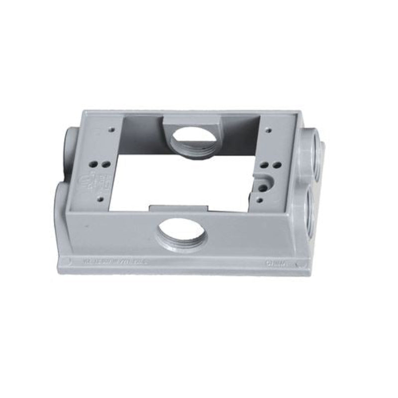 Westgate WXF75-6 One Gang Flanged Extension Box, 3/4" Trade Size, 6 Outlet Holes