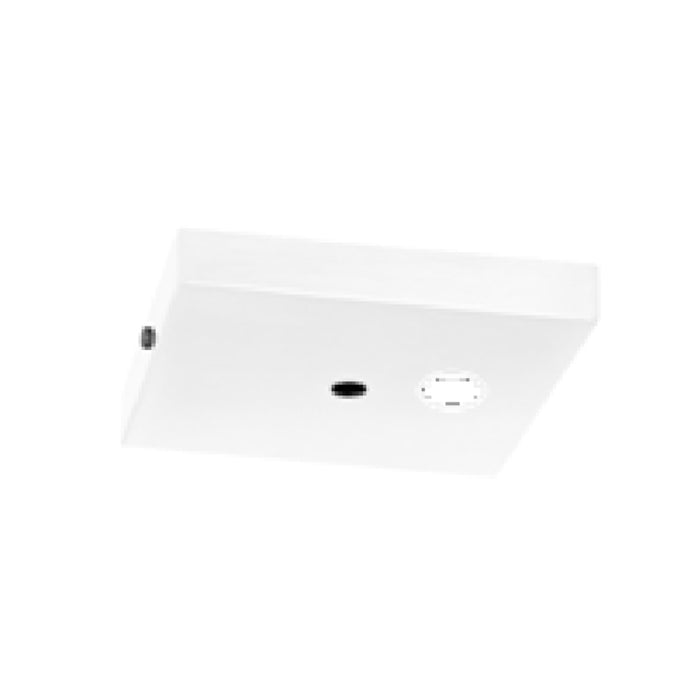 Westgate SCL-ABCQH 5" Auxiliary Square Blank Canopy for Suspension Cables with Cable Hole and Cord Grip