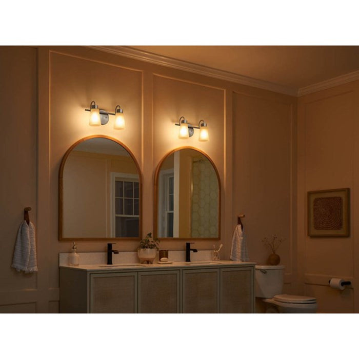 Kichler 55120 Stamos 2-lt 13" Vanity Light