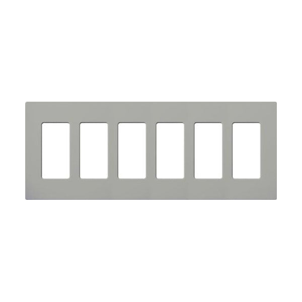 Lutron CW-6 Claro 6-Gang Wallplate