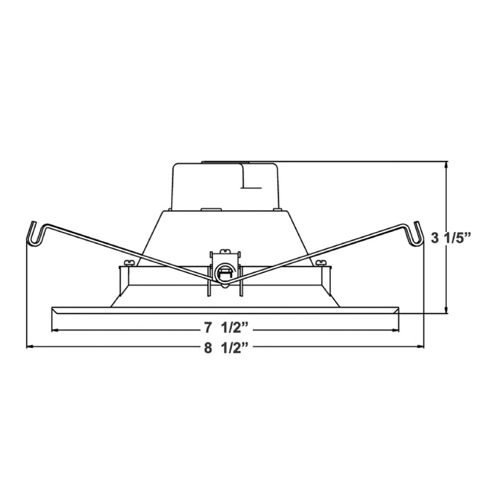 Westgate RDPS6 6" 13W LED Smooth Recessed Retrofit, 5CCT Selectable