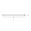 Nora NLSTR 4-ft 24W LED Tunable Strip Light with Integral Motion Sensor, Selectable CCT