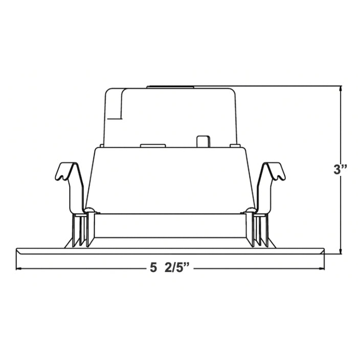 Westgate RDPS4 4" 8W/10W/13W LED Smooth Recessed Retrofit, 5CCT Selectable