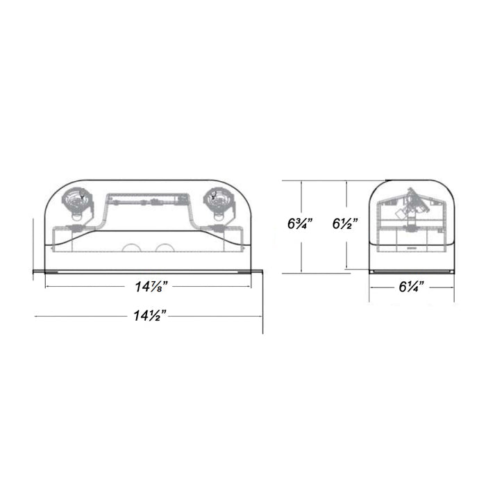 Westgate ELN4X 36W LED 6V Emergency Light