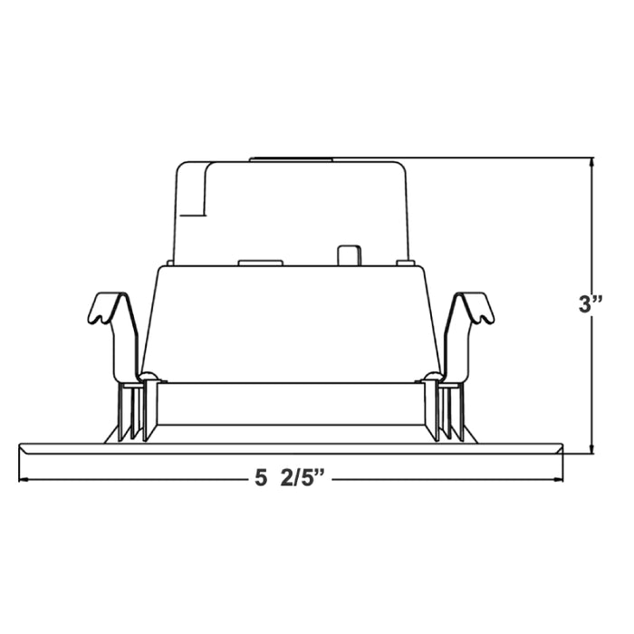 Westgate RDPS4 4" 10W LED Smooth Recessed Retrofit, 5CCT Selectable