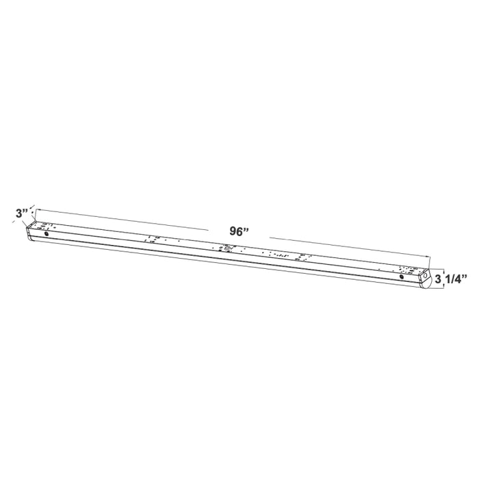Westgate LSN 8-ft 50W/64W/80W LED Narrow Strip Light with Sensor