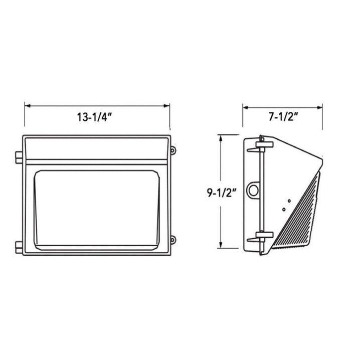 Westgate WML 60W LED Non-Cutoff Wall Packs
