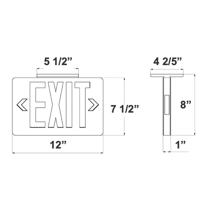 Westgate XTSL LED Super Slim Exit Signs