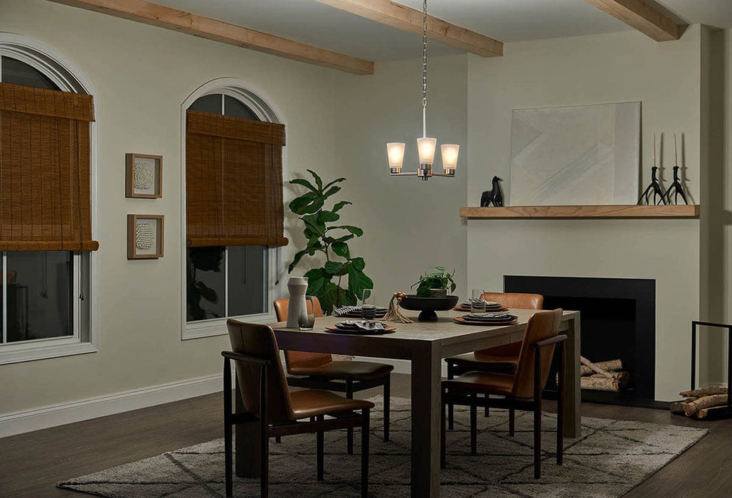 Kichler 52435 Stamos 3-lt 18" Chandelier