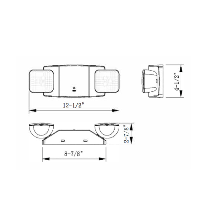 Elite ELM-LED-803 LED Emergency Light with Battery Back-Up