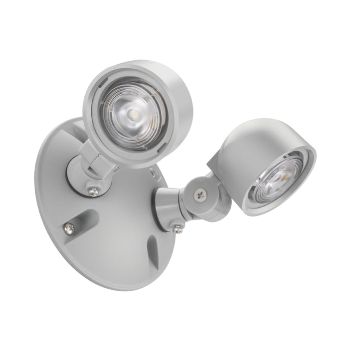 Lithonia ERE LED Round Emergency Remote Light Head, Twin Heads, Weather Proof