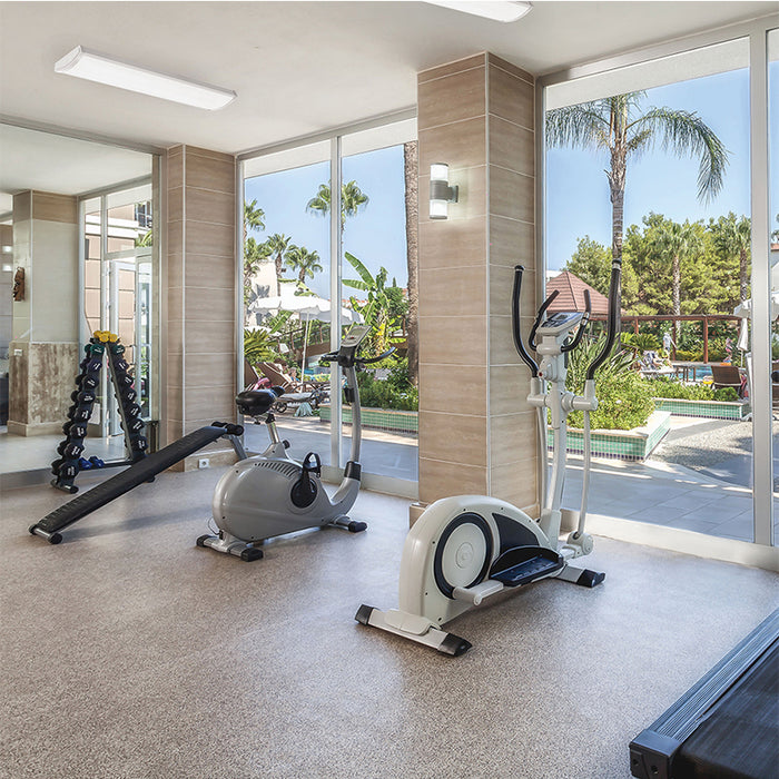 Lithonia Contractor Select FML4W 4-ft 53W LED Wide Body Wrap