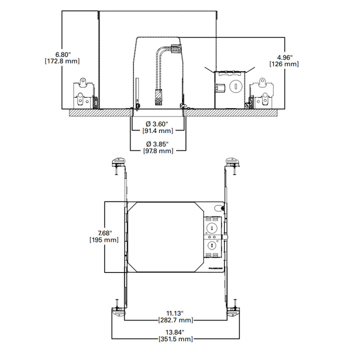 Halo H350FR2ICAT 3" Fire Safe New Construction Housing
