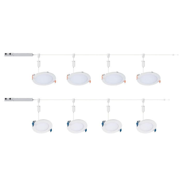 Halo HLBQL4069FS1E-4PK 4" QuickLink Low Voltage Phase Cut Canless Downlights (4-Pack Kit Including Driver)