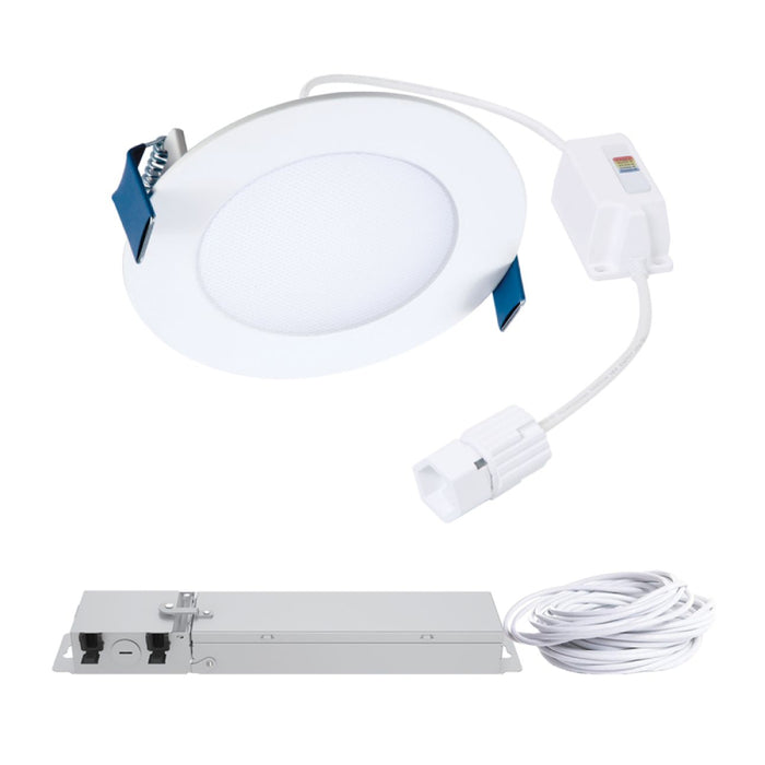 Halo HLBQL4069FSE010-6PK 4" QuickLink Low Voltage 0-10V Canless Downlights (6-Pack Kit Including Driver)