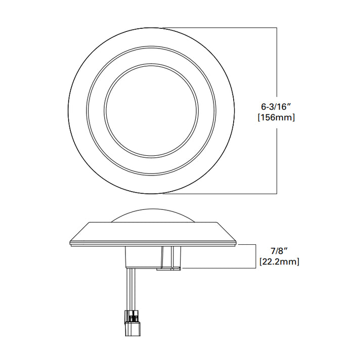 Halo BLD408 4" Backlit LED Downlight, CCT Selectable