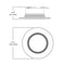 Halo RL460 4" LED Retrofit Baffle, ZigBee Wireless, CCT Selectable