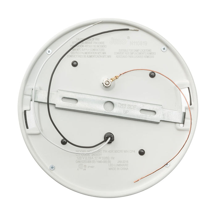 Juno Contractor Select JSBC 7"  17W SlimBasics LED Surface Mount 3000K, 1050 lm, White