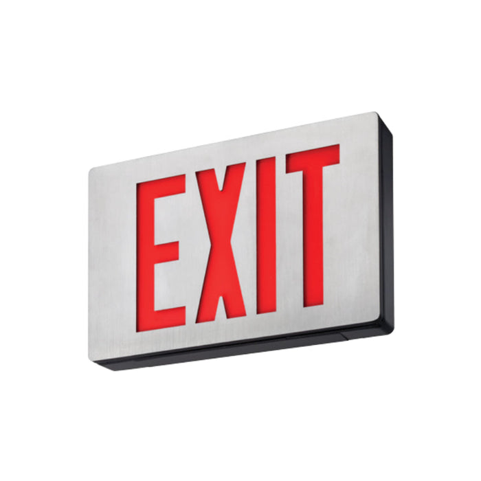 Lithonia LE Signature LED Exit Sign with Battery Backup, Double Face