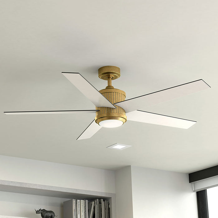 Kichler 300044 Brahm 56" Ceiling Fan with LED Light Kit