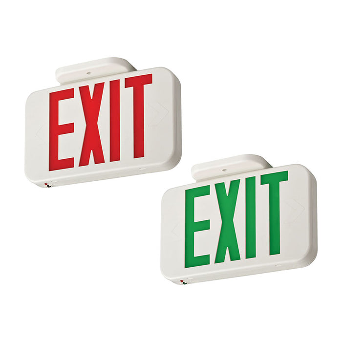 Lithonia Contractor Select EXRG Red/Green  Exit Sign, AC Only