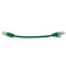Green cable with white stripe (6")