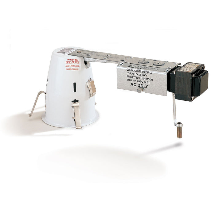 Nora NLR-404QAT 4" Non-IC Air-Tight Low Voltage Remodel Housing / Magnetic Transformer 120V/12V