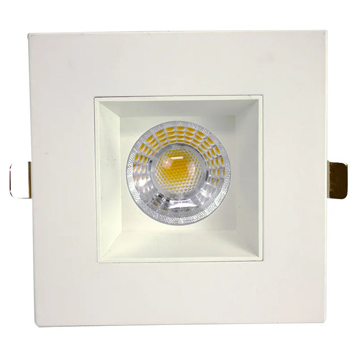 Westgate SDL4S-SB 4" LED Square Snap-In Recessed Light, CCT Selectable