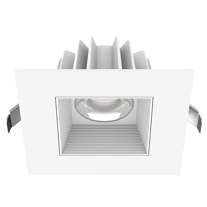 Westgate SDL4S-SB 4" LED Square Snap-In Recessed Light, CCT Selectable