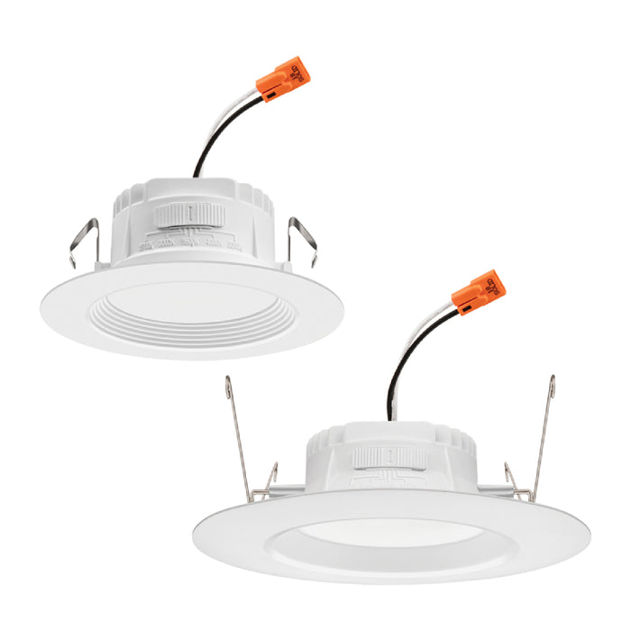 Juno Contractor Select RB56S SWW5 RetroBasics 5"/6" Switchable White LED Smooth Trim Kit, 5CCT Selectable, 860 Lumens, 120V