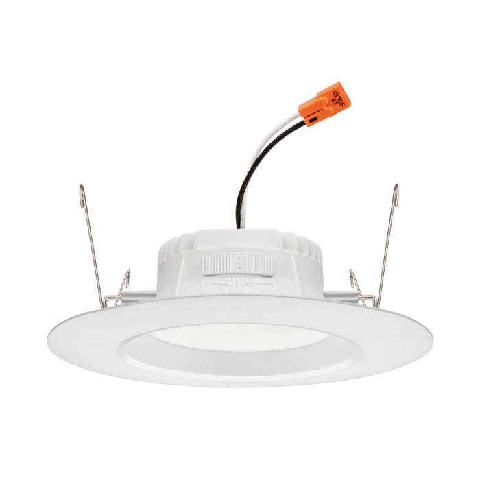 Juno Contractor Select RB56S SWW5 RetroBasics 5"/6" Switchable White LED Smooth Trim Kit, 5CCT Selectable, 860 Lumens, 120V