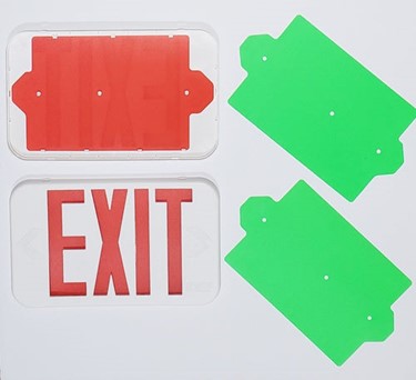 Lithonia Contractor Select EXRG Red/Green  Exit Sign, AC Only