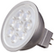 Satco S9490 6.5W MR16 LED Bulb - 25° Beam Spread, GU5.3 base, 2700K