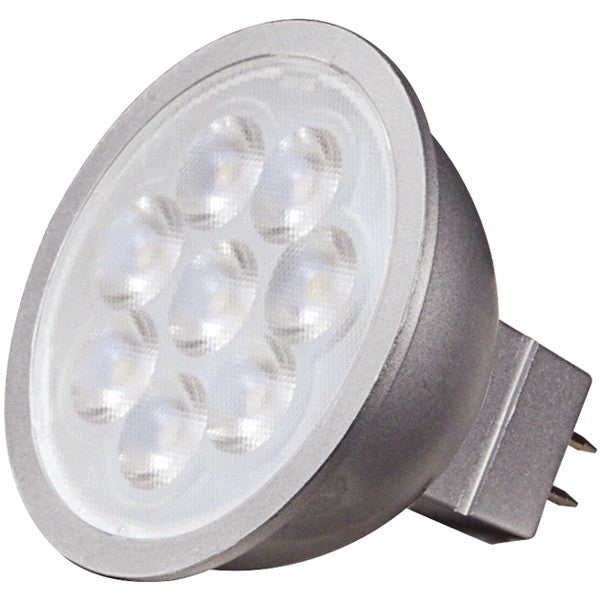 Satco S9495 6.5W MR16 LED Bulb - 40° Beam Spread, GU5.3 base, 2700K