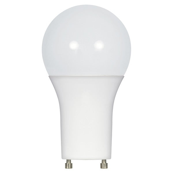 Satco S9708 10W A19 Dimmable LED Bulb, 3000K- GU24 Base