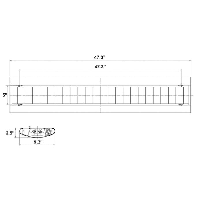 Westgate SCLP 4FT LED Architectural Parabolic Down Light