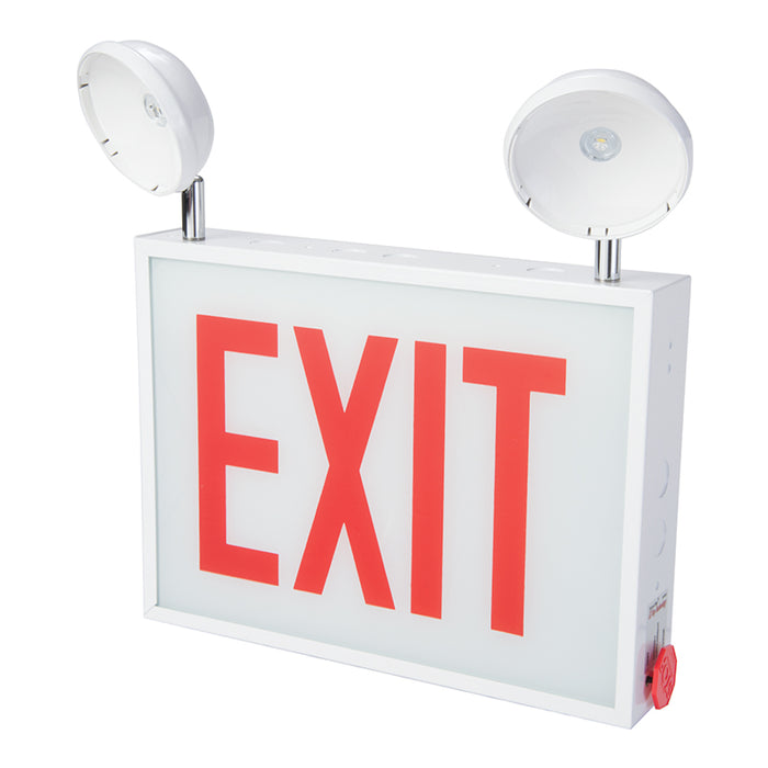 Sure-Lites CHXC71 Exit Sign with 3.6W LED Emergency Light Heads