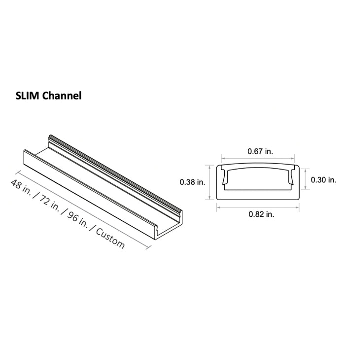 Diode LED CHROMAPATH Slim Channels Components