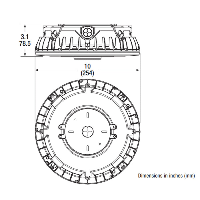 LEDvance 61749 ValueLED 55W LED Garage Light with Daylight/Motion Sensor