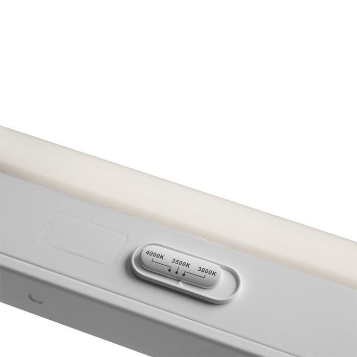 Juno UCES Economy 24" 10.6W LED Switchable Undercabinet, 3CCT & Lumen Selectable Dimmable 120V